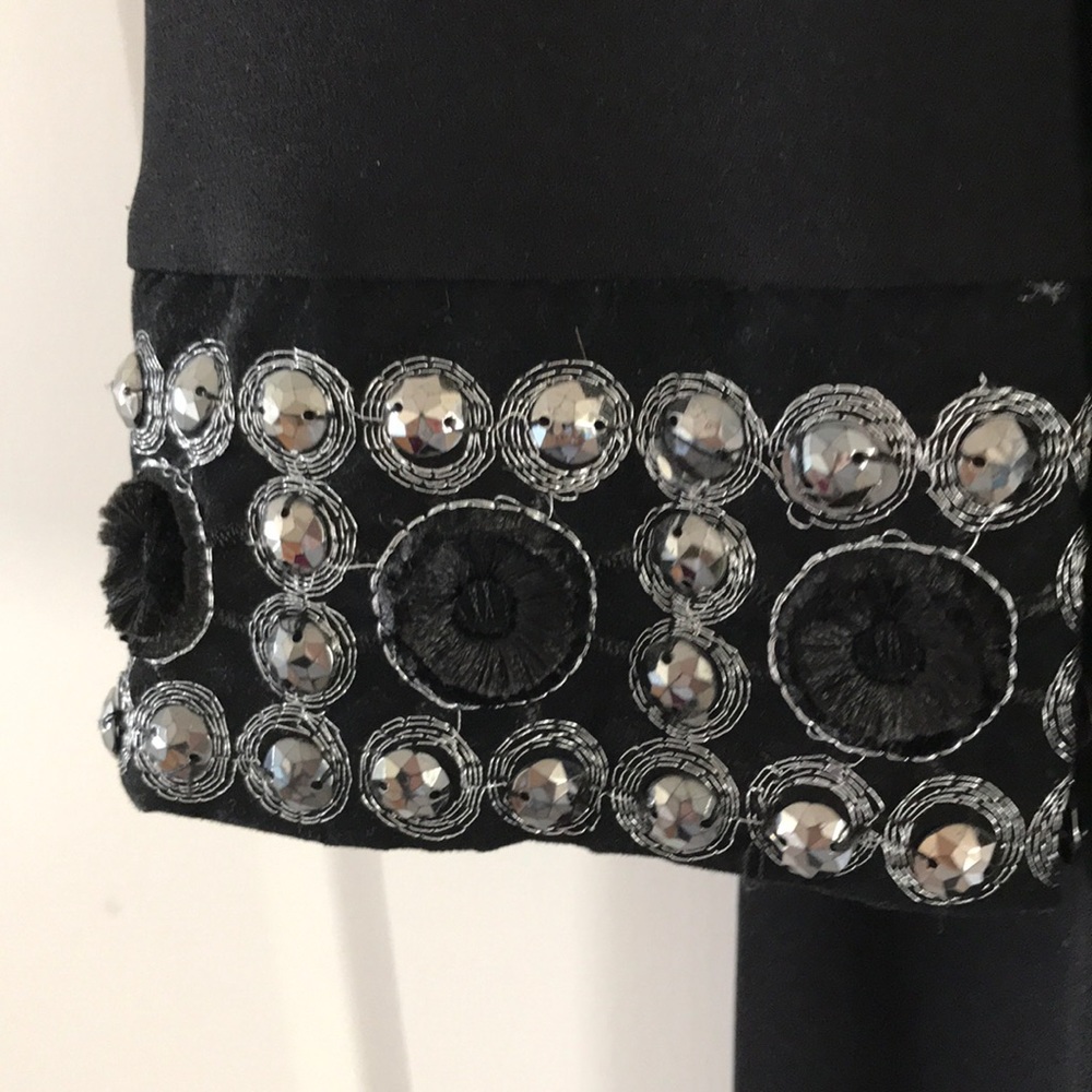 Black 3/4 Sleeve Dress - Picture 3 of 4